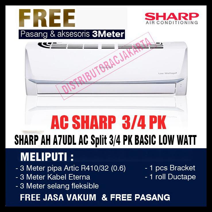 Ac Sharp 3/4 Pk Ac Sharp 3/4Pk Ah-A7Udl Low Watt
