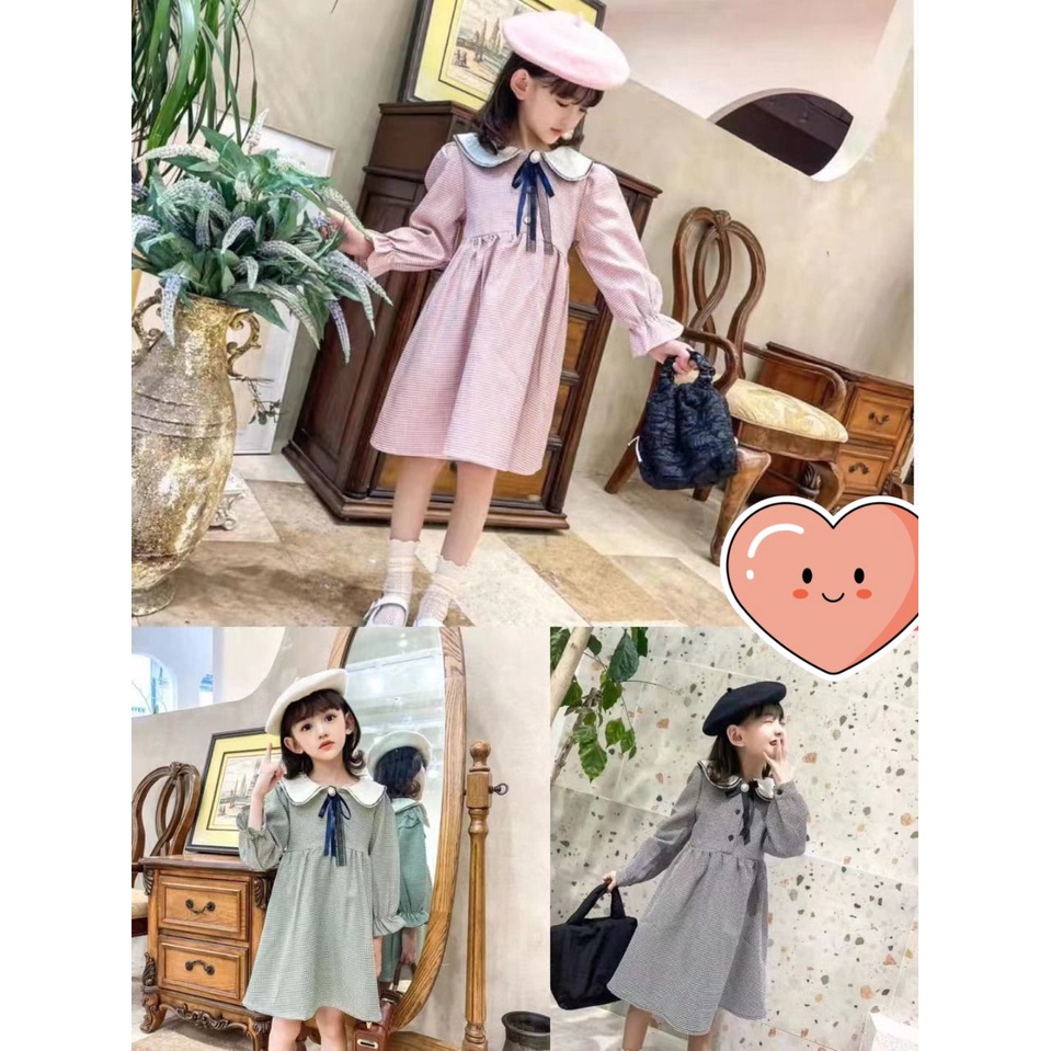 Baju Dress Pesta Anak Junior 4 -7 tahun Tanggung Korea