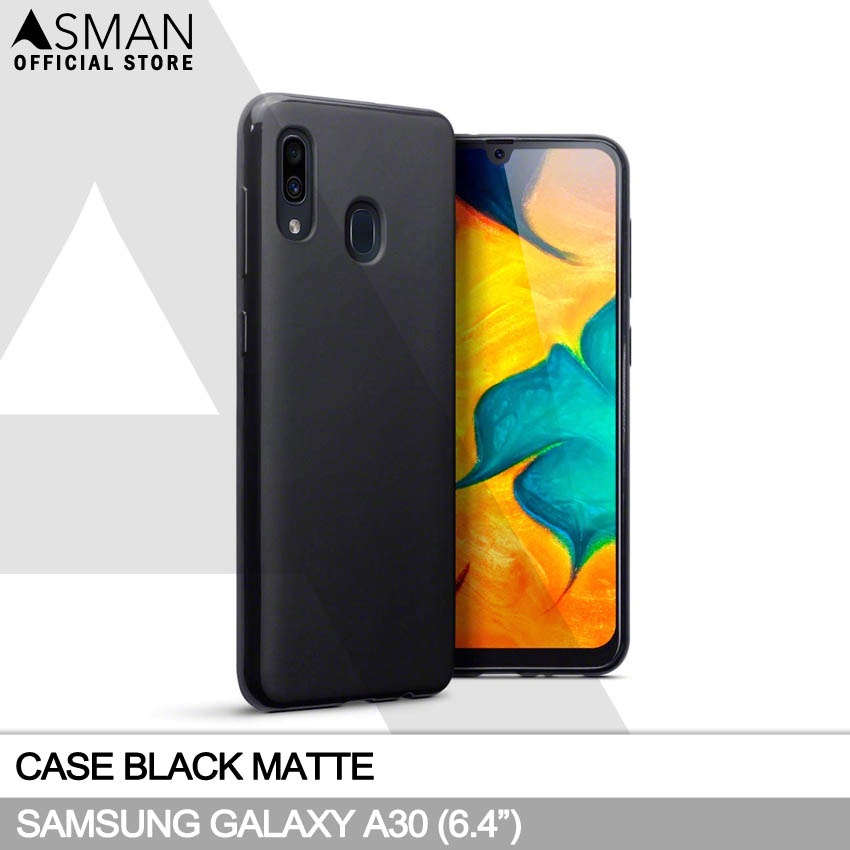 Ultraslim Samsung Galaxy A30 (6.4&quot;) | Soft Case Black Matte - Black