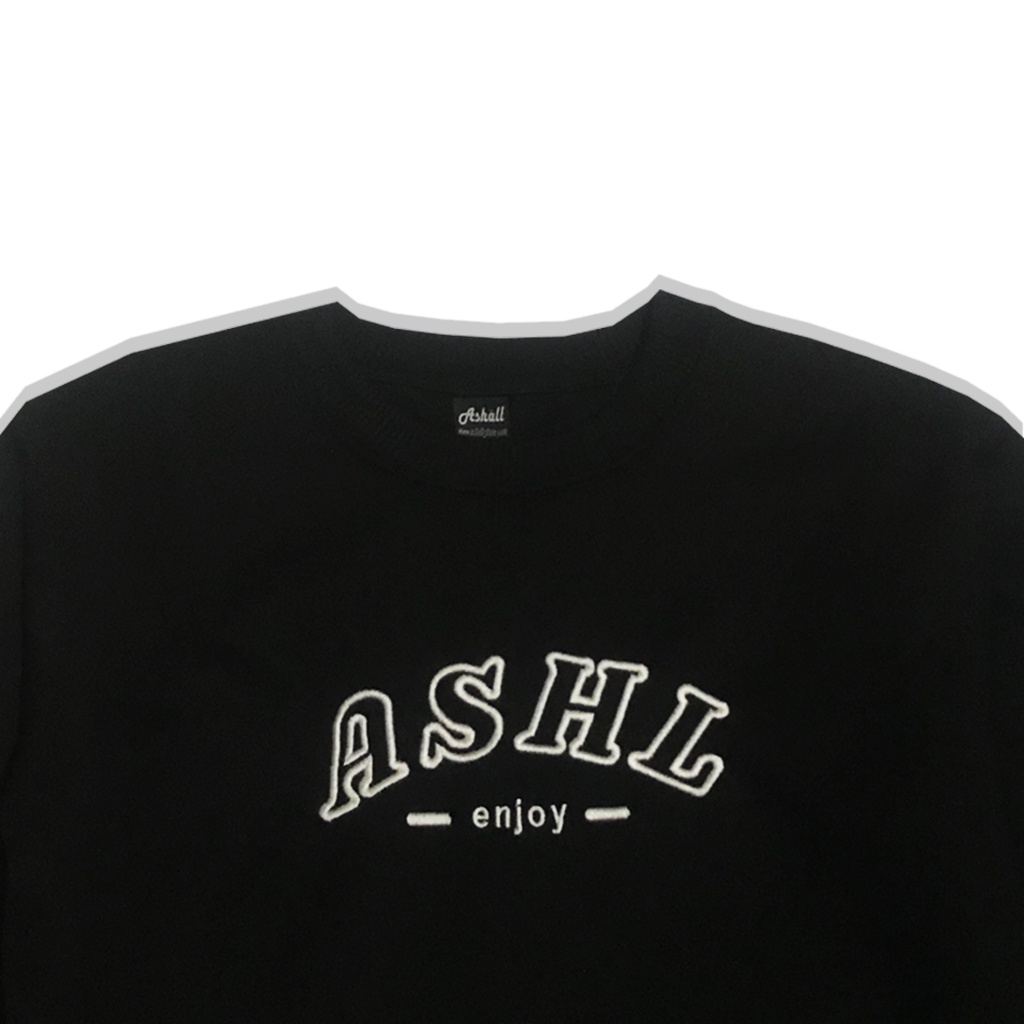 Crewneck ASHL Original Bordir Full Tagh Motif Simple