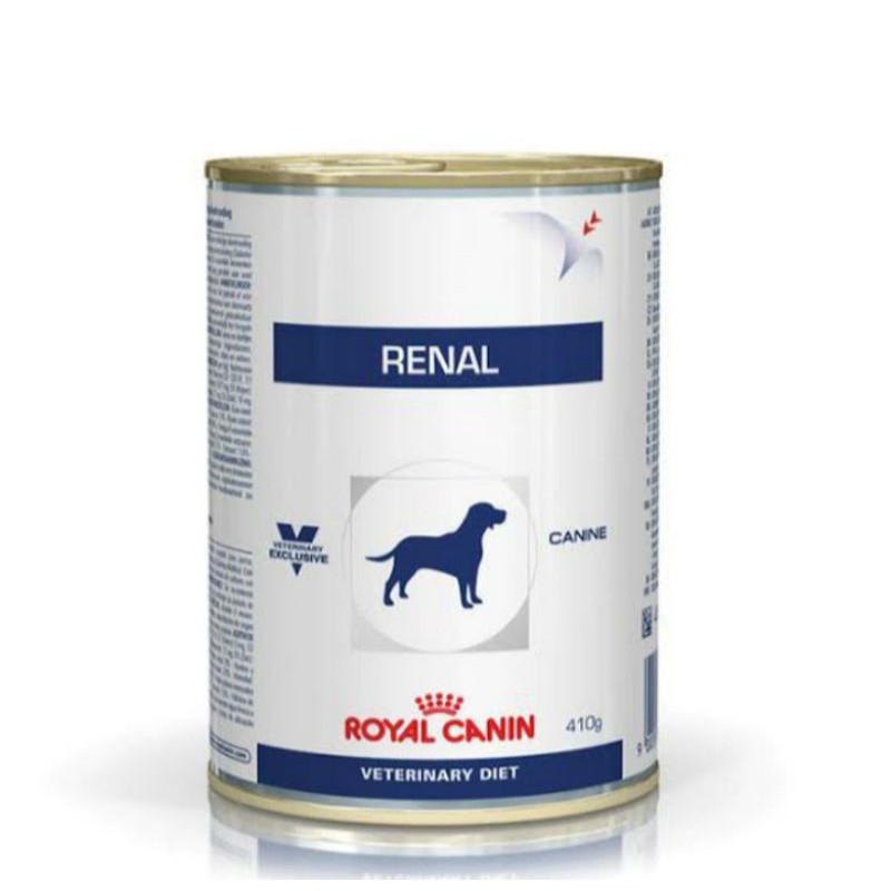 (1tray = 12 kaleng) royal canin renal dog 410 gr