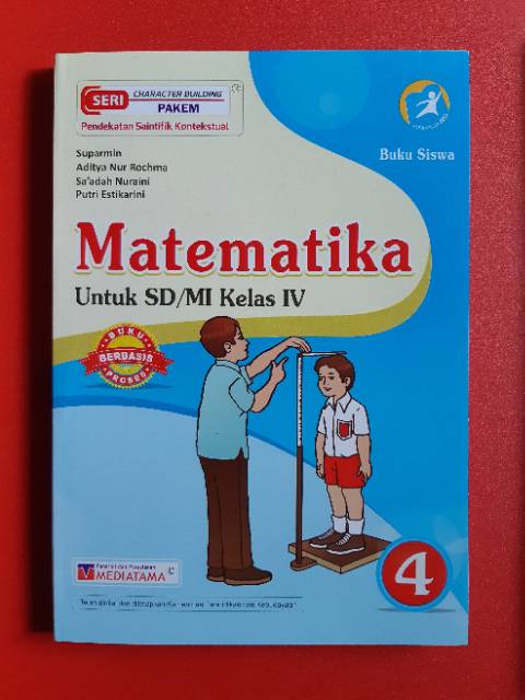 Buku Siswa Matematika Kelas 4 Sd Mi Kurikulum 2013 Shopee Indonesia