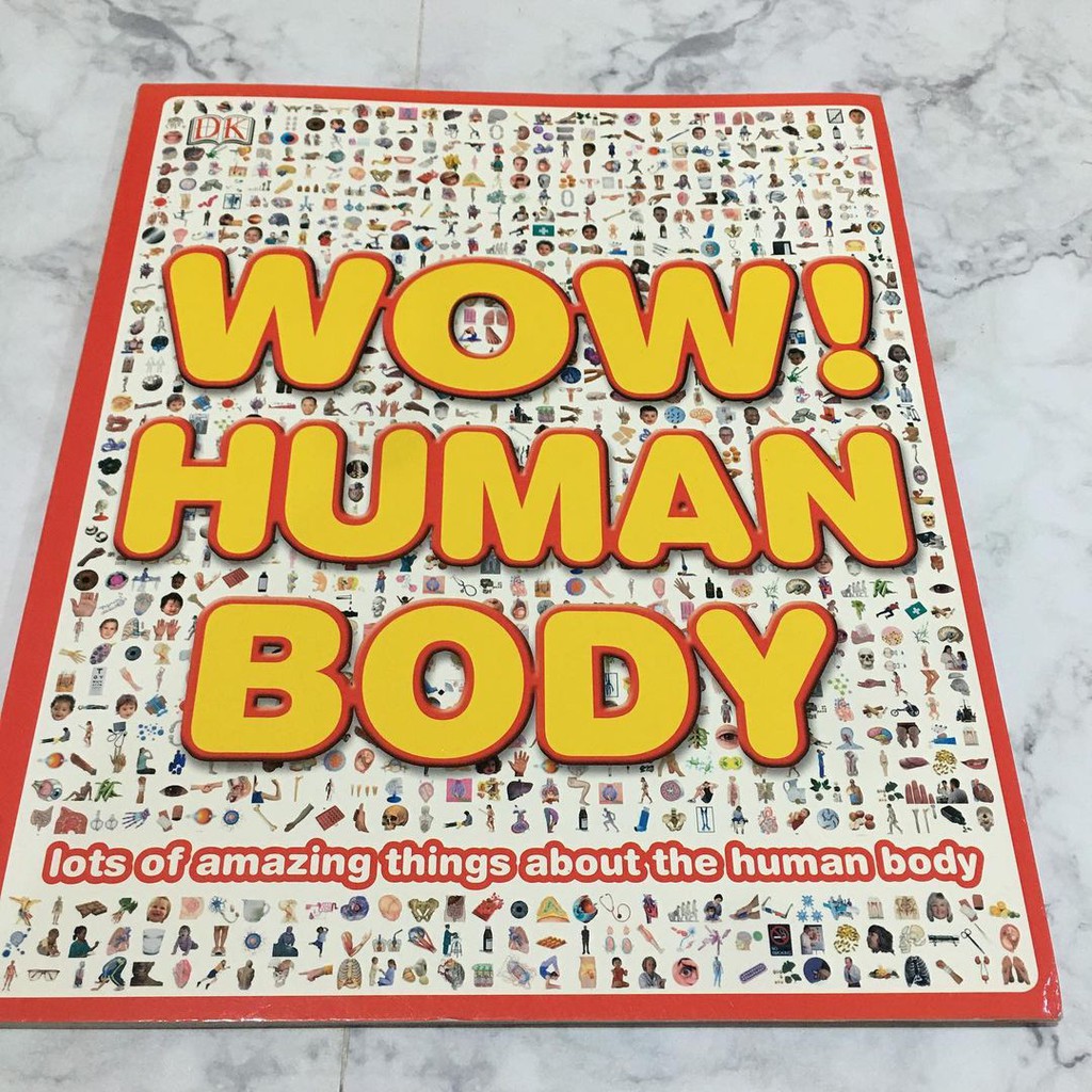 wow DK Human body ORI paperback buku besar / buku cerita anak bahasa inggris buku pengetahuan anak t