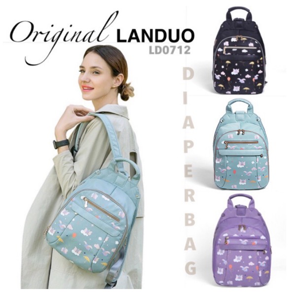 MINI DIAPER BAG LAND LD-0712 LANDUO ORIGINAL WATERPROOF / MINI DIAPER LANDUO MUMMY BAG