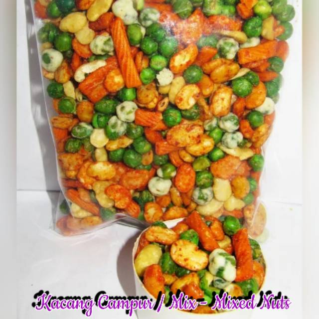 

Kacang Campur / Mix / Mixed Nuts - Snack Kacang - Snack Kiloan 250gr