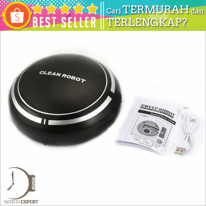 Automatic Household Vacuum Cleaner Universal Drive Lazy Robot - 2828 - Black