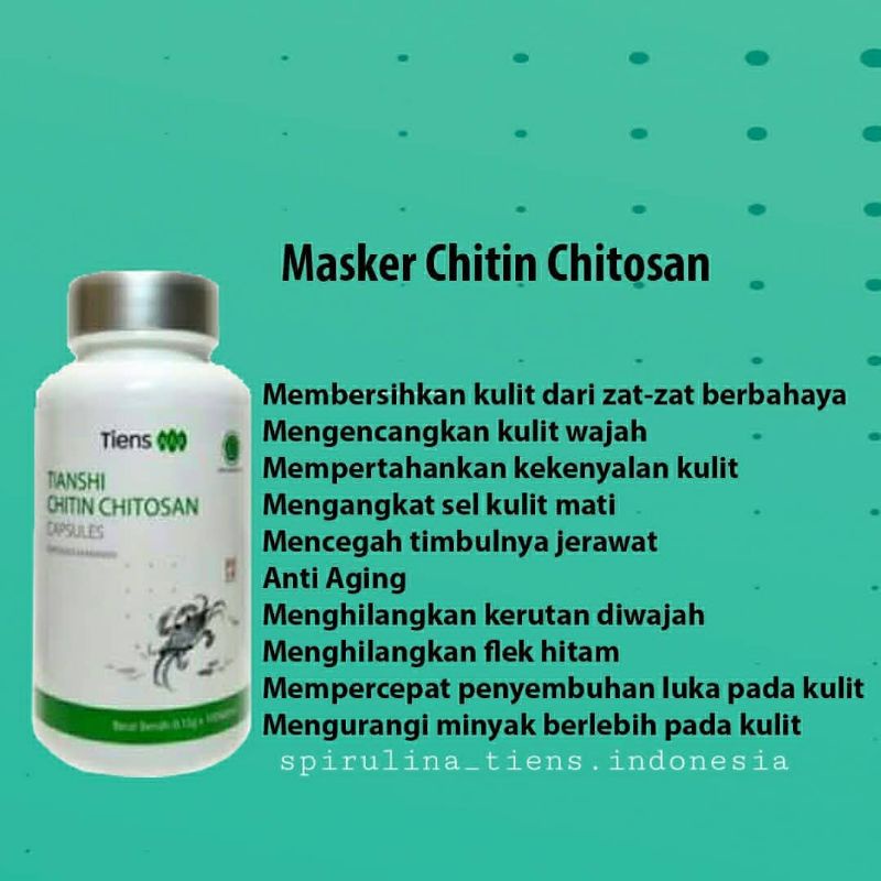 chitin chitosan / obat lambung / kapsul pelangsing terbaik didunia / pelangsing badan