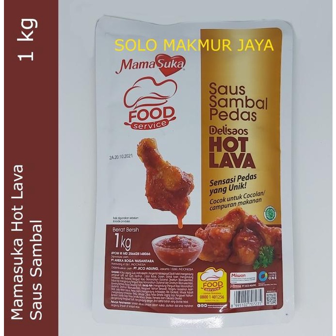 

Diskon Mamasuka Delisaos Hot Lava 1 kg Sambal Diskon