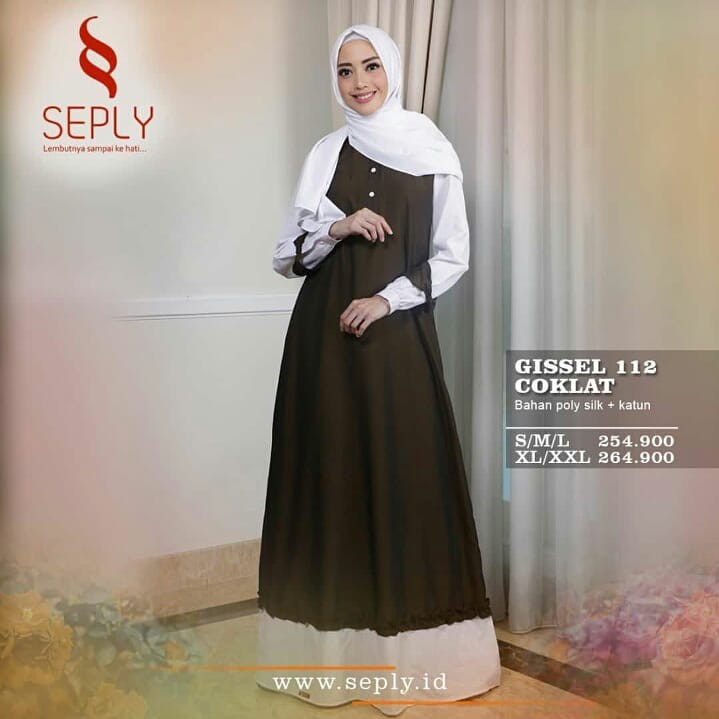 Jual Gamis  Syari Cantik Seply Misha 05 Gamis  Seply 