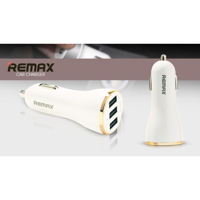 Remax Dolfin 3 Port USB RCC-303 CAR CHARGER