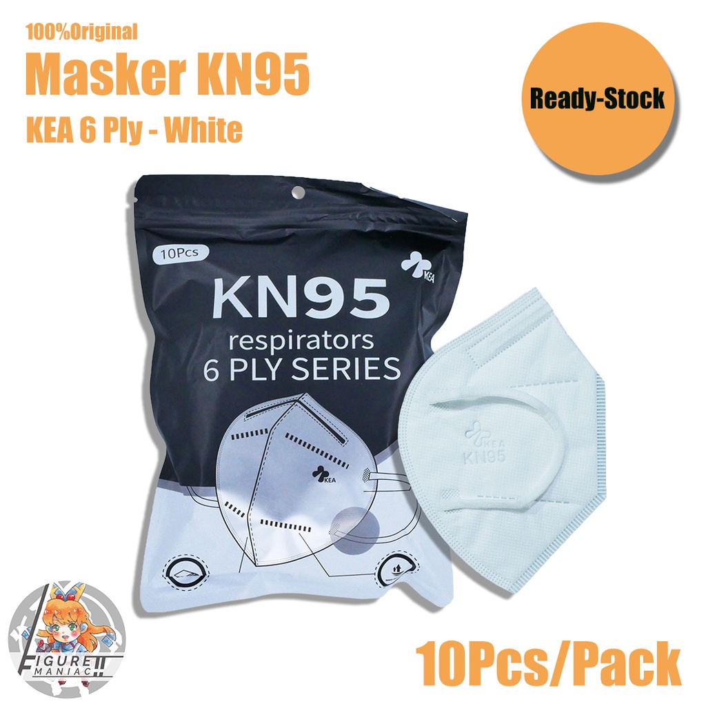 Masker KN95 5 PLY KEA 1 Pack isi 10 Pcs Warna Warni Pastel Soft Original