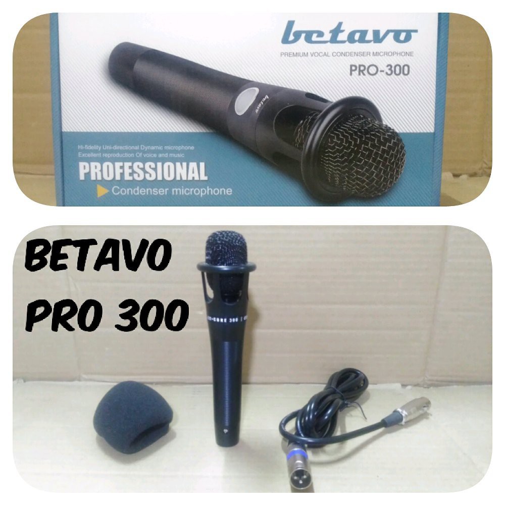 MIC KABEL BETAVO PRO 300 KHUSUS MIXER TONE PHANTOM