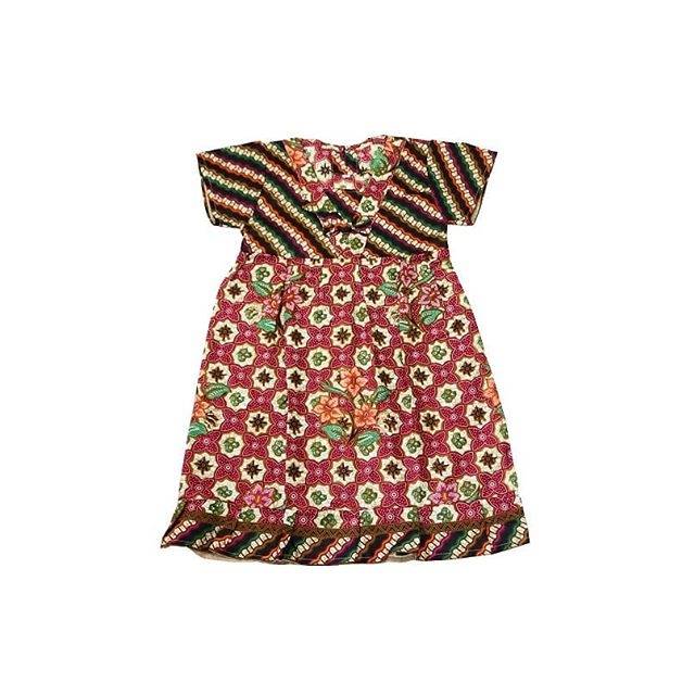 Dress Batik Anak Warna size XL/Gaun Batik