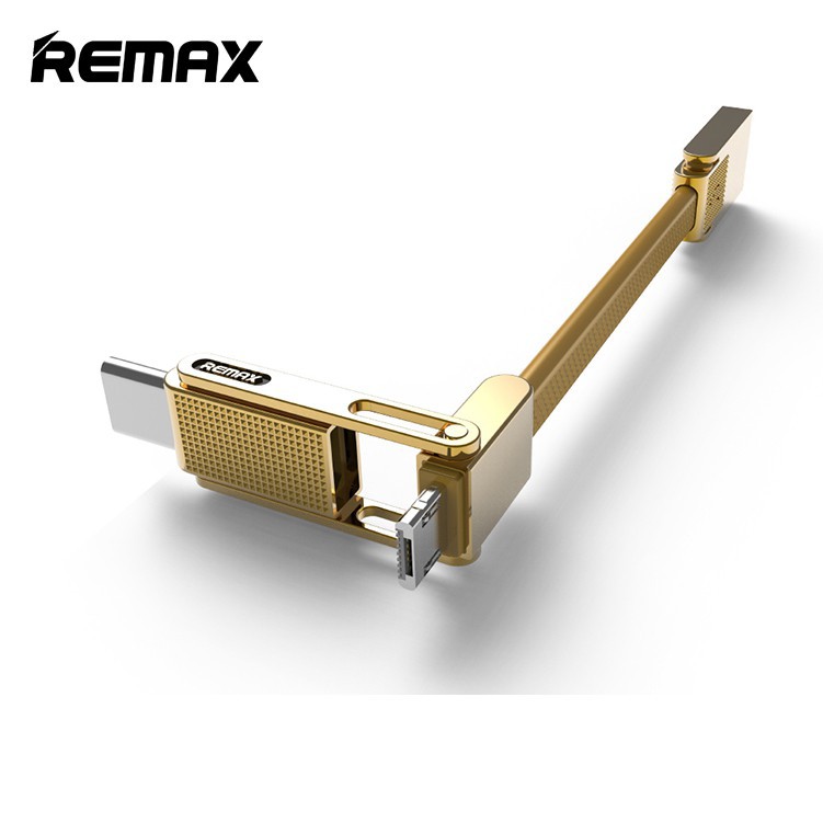 Remax Gplex Cable Data &amp; Charging 3in1 Type C Micro USB Lightning For Samsung IPhone 5 / 6 / 7 IPAD