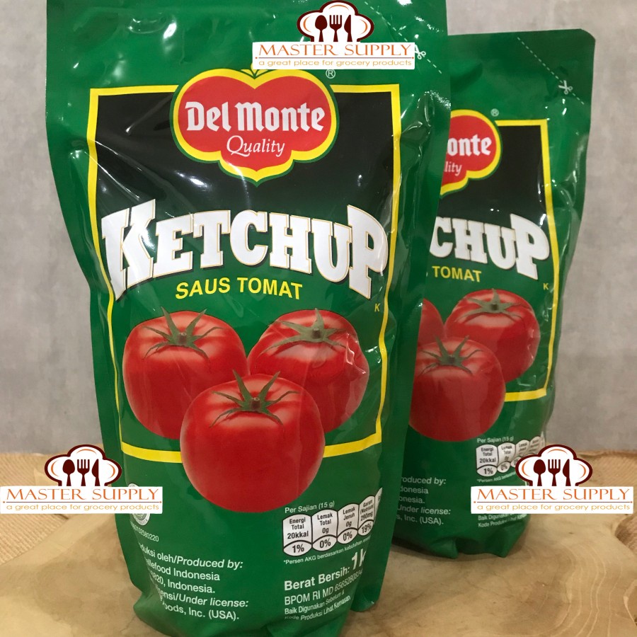 Jual Del Monte Ketchup Tomato Pouch Kg Saus Tomat Kemasan Pouch Halal Shopee Indonesia