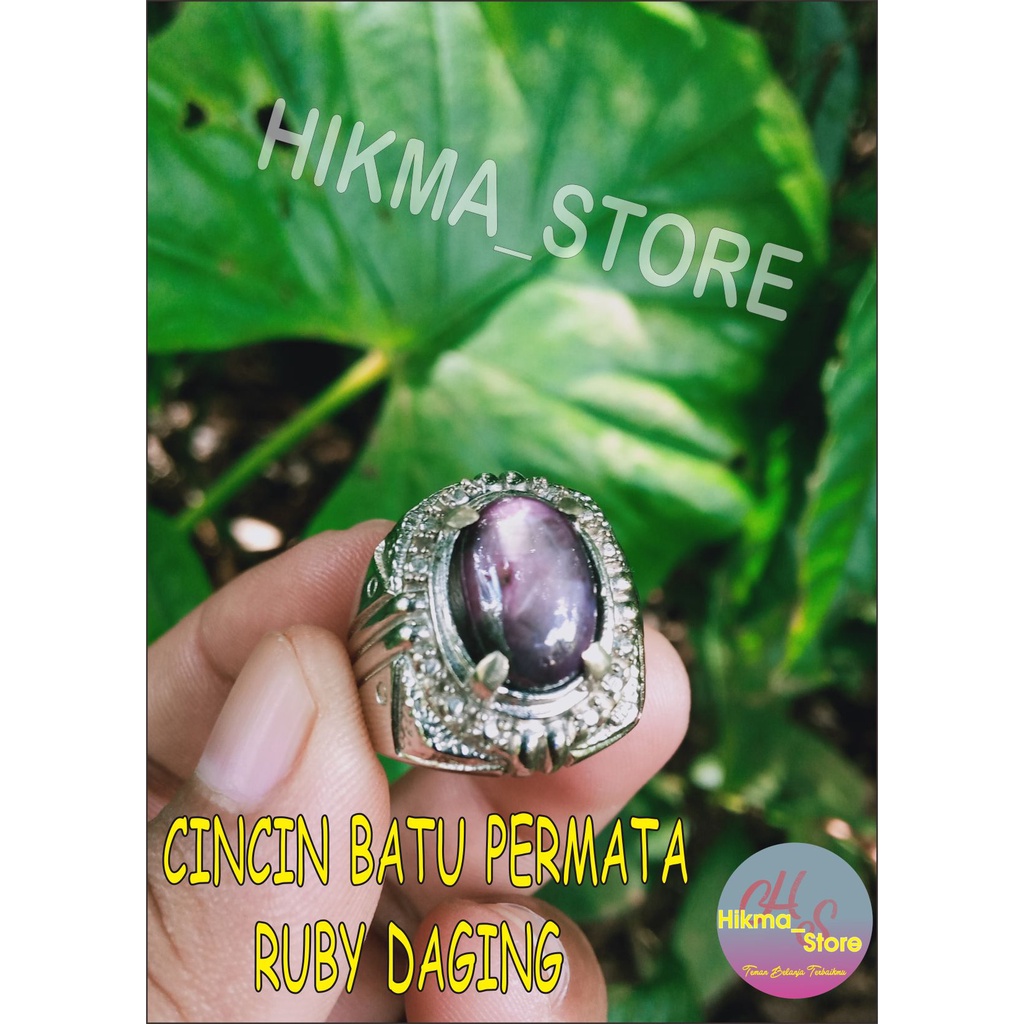 CINCIN BATU PERMATA RUBY DAGING (N)