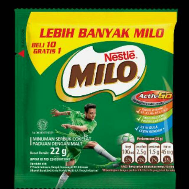 

Nestle Milo Aktiv Go Baru Renceng Ecer Persaset