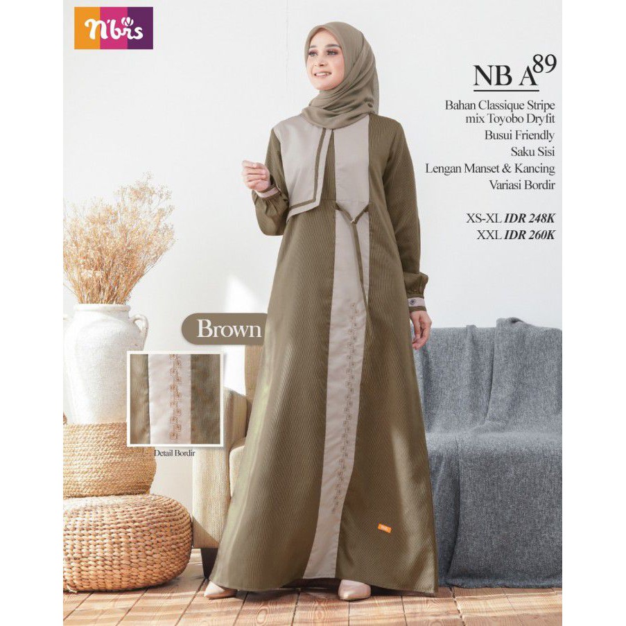 Gamis Couple Nibras Terbaru NB A89