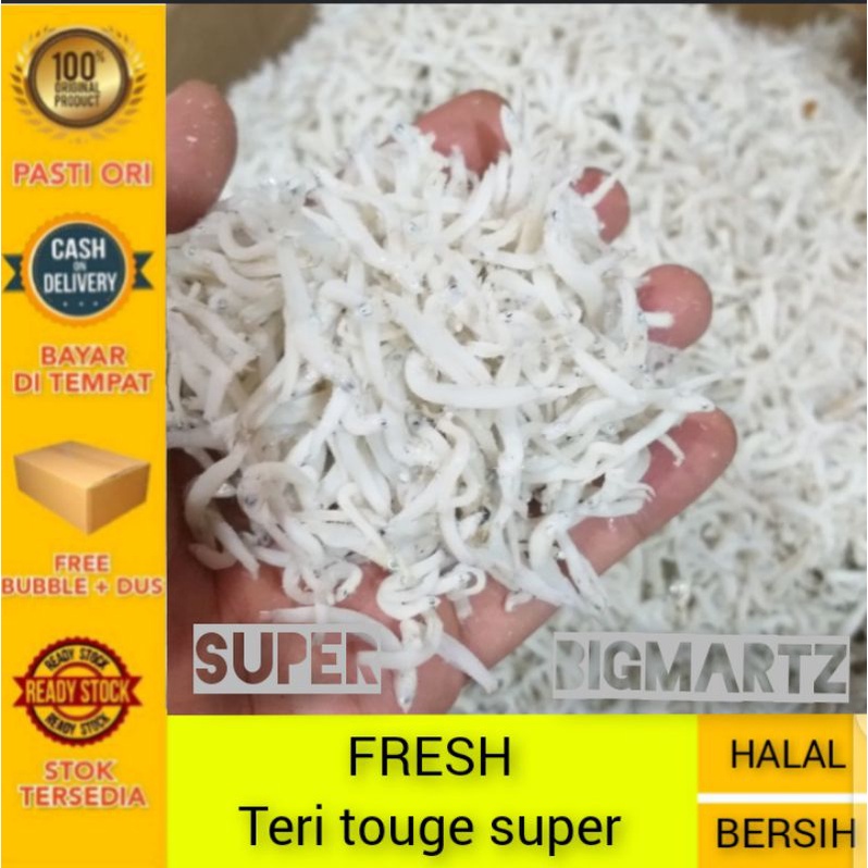 

Ikan asin teri touge super fresh jumbo