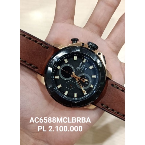 Alexandre Christie 6588 Leather | Jam Tangan Kulit Pria | Bukan AC KW