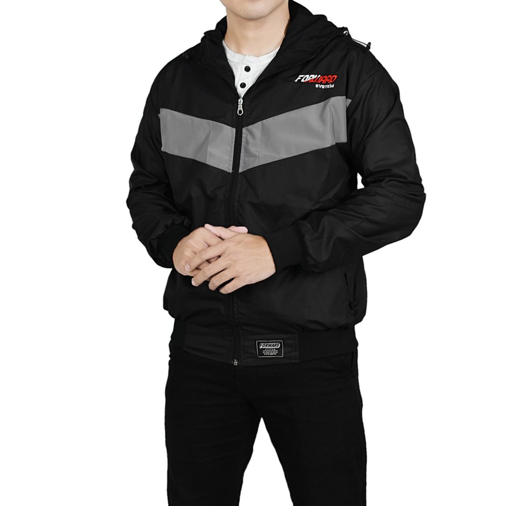 Jaket Parasut Motor Casual  Pria Forward