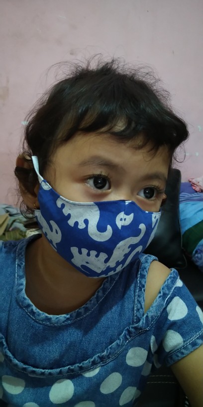Masker Duck Batik Anak 2 Lapis