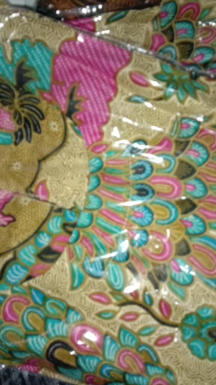 (bisa Cod) Batik  Kenongo Hem Pendek Padi Pekalongan M L Xl Batik Pria Murah Modern Grosir Batik