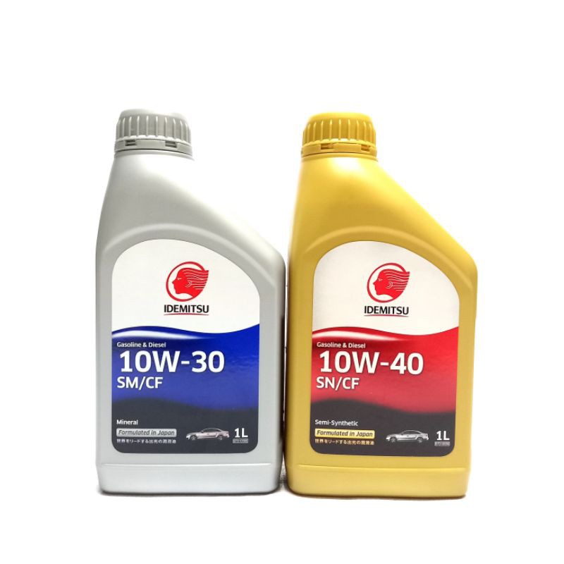 Idemitsu SM/CF 10W-30 dan SN/CF 10W-40