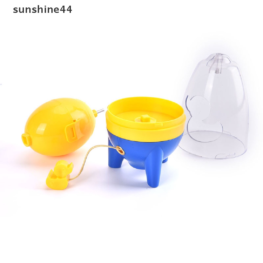 Sunshine Alat Pengocok Telur Manual Bahan Plastik Warna Putih + Kuning