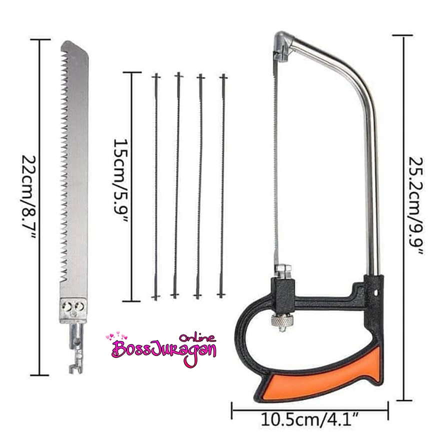 (BOSS) Magic Saw / Gergaji Set / Set Gergaji Serbaguna / Gergaji Multifungsi / Magic Handsaw