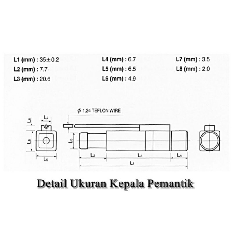 kabel magnet pemantik api kompor gas camping portabel