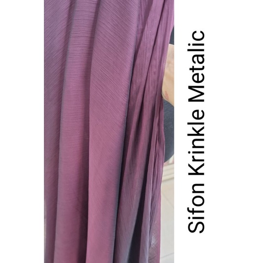 Sifon Crinkle Krinkle Metalic