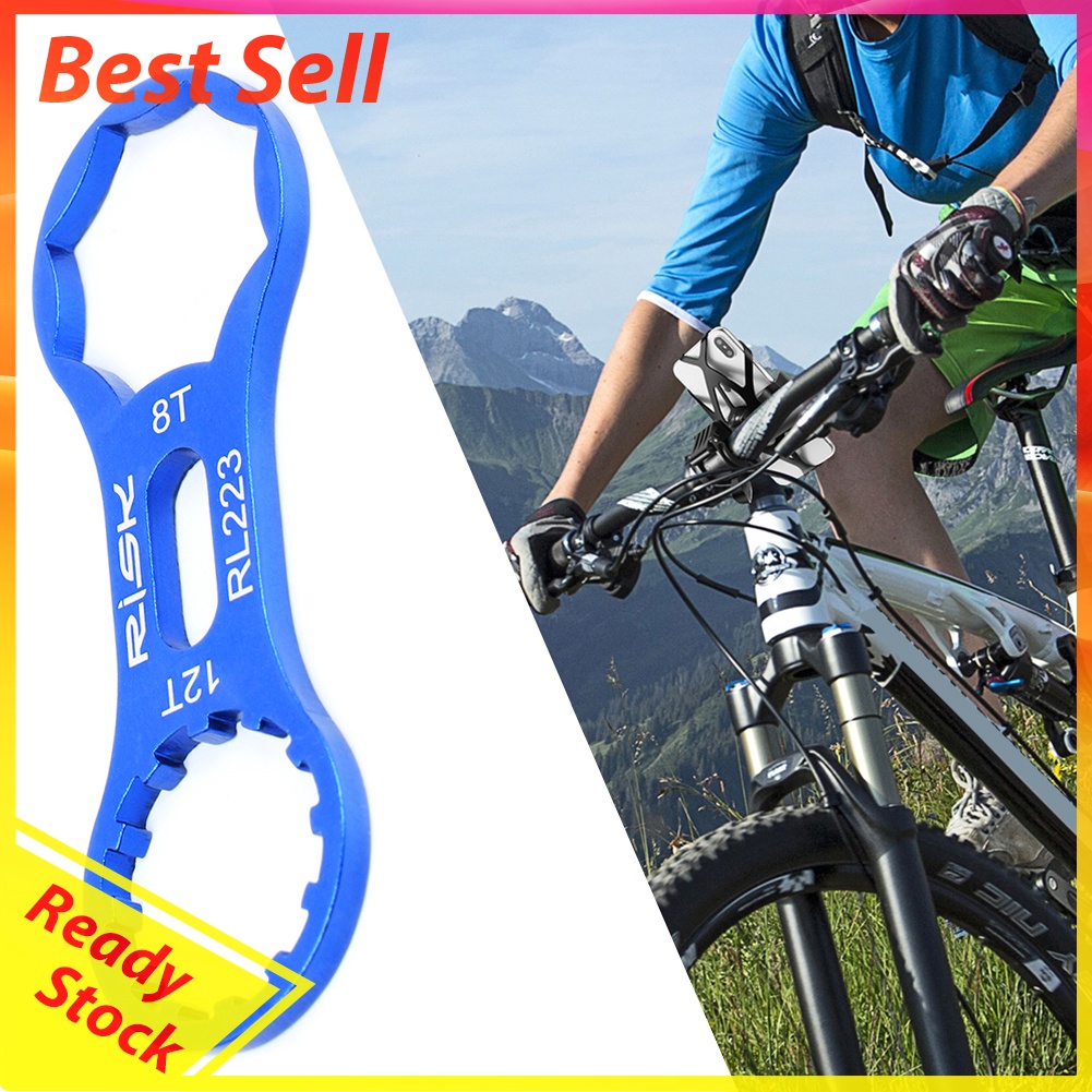 RISK Mountain Bike Wrench Front Fork Spanner Bicycle Removal Repair Tools