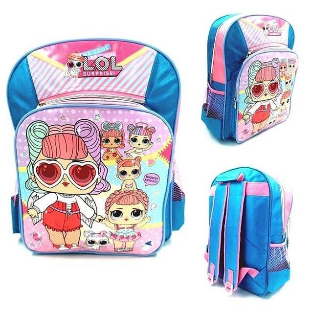 Tas sekolah anak SD ransel motif karakter perempuan cewek LOL HK Little Pony  Makassar