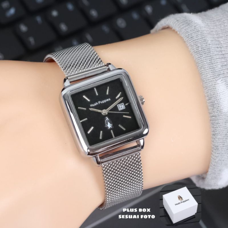 JAM TANGAN HUSH PUPPIES WANITA RANTAI PASIR WATER RESISTANCE
