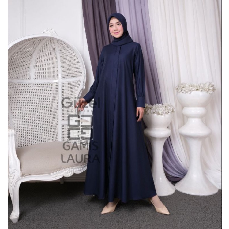 Gamis Katun Toyobo Polos Madina Laura Ready | Gamis Original