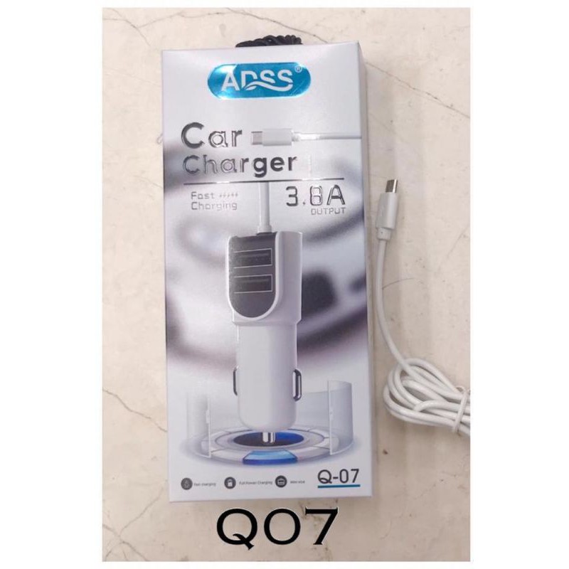 Car Charger  3 Usb Adss Fastcharging Harga Grosir Murah Aksesoris hp Murah