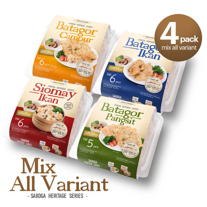 

Mix All Variant - Saboga Heritage Series - 4 pack