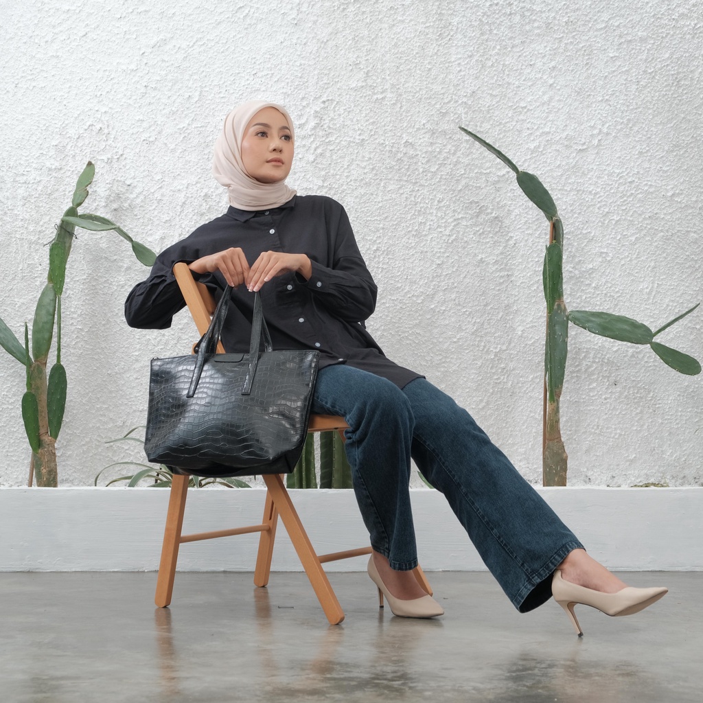 Emma Handbag LFL - HITAM