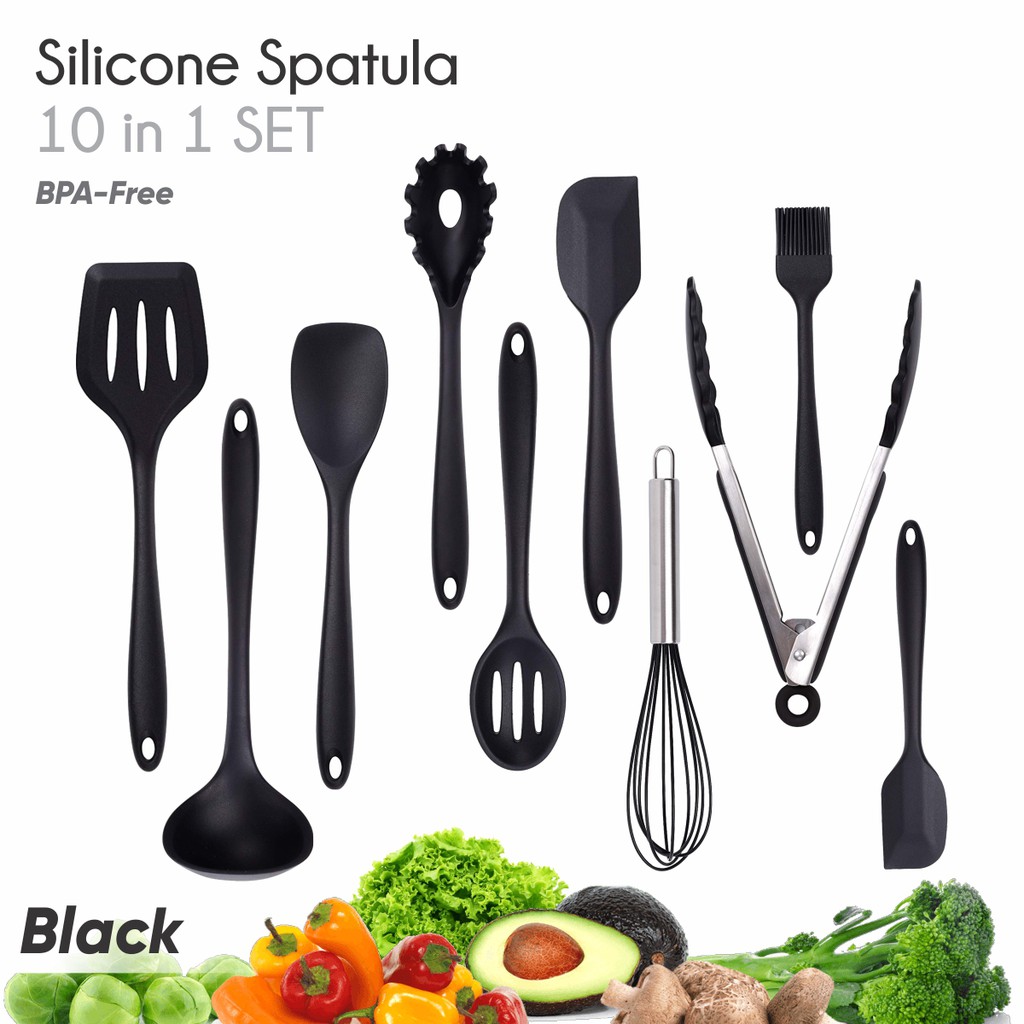 Silicone Spatula 10 in 1 SET BPA-Free