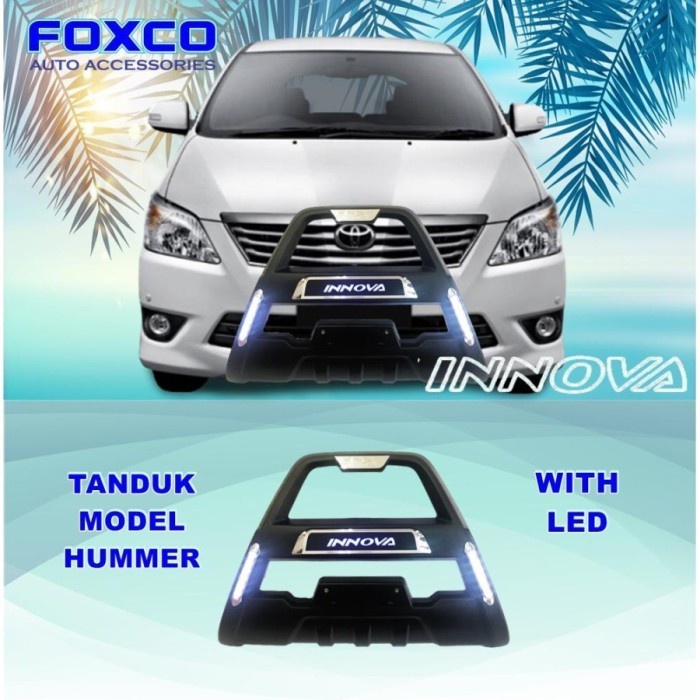 Tanduk Depan Bumper  /  Variasi Tanduk Depan Innova Lama FOXCO