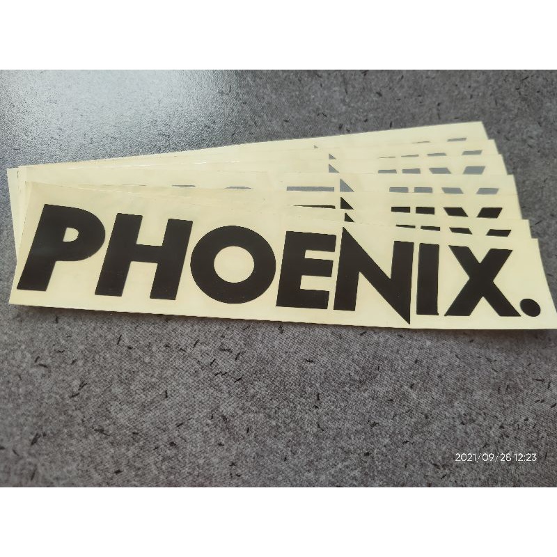 cutting sticker PHOENIX. untuk sepeda