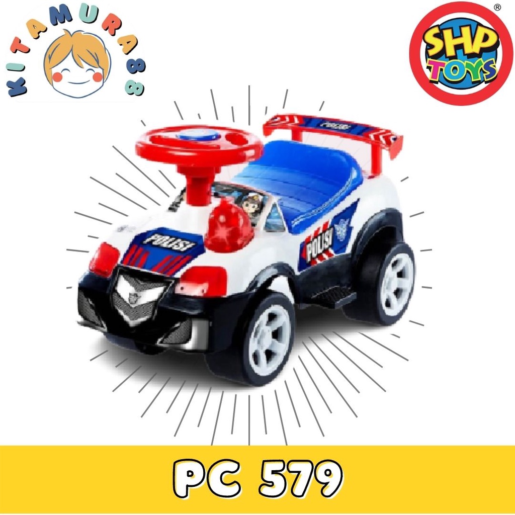 Mainan Anak Tunggang Mobil Polisi Keren- SHP TOYS - PC 579