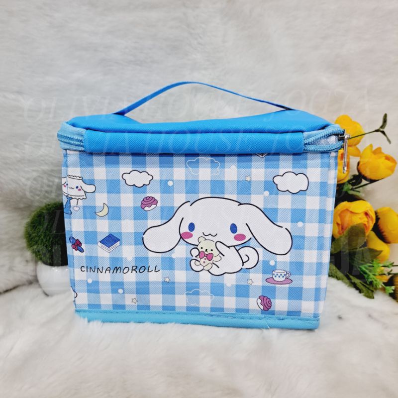 Tas Make Up Cinnamoroll Tas Kosmetik Cinnamoroll Biru Make Up Organizer Cinnamoroll
