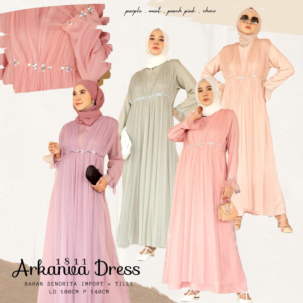 ARKANVA DRESS  DRESS RAYA  DRESS LEBARAN  SERAGAMAN