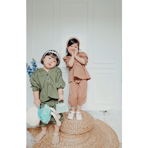 RACHIDKIDS / SETELAN ANAK CEWEK LUCU / BELLARIA SET ANAK