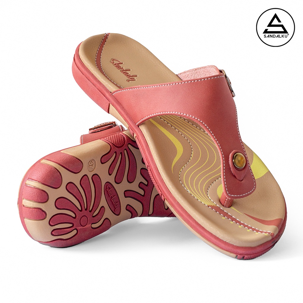 Sandal Wanita Starlady Bravia Cherry