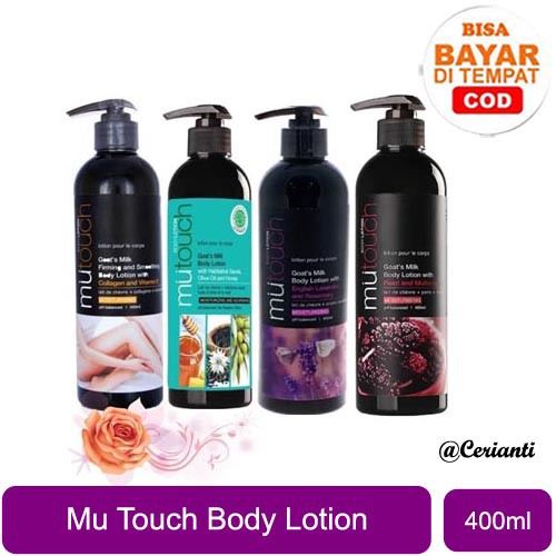 Mu Touch Goat's Milk Body Lotion 400ml_Cerianti