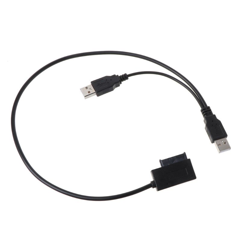 Kabel Adapter btsg Ke USB 2.0 Dual7+6Pin Daya Luar Untuk Hdd Ssd 2.5 ''