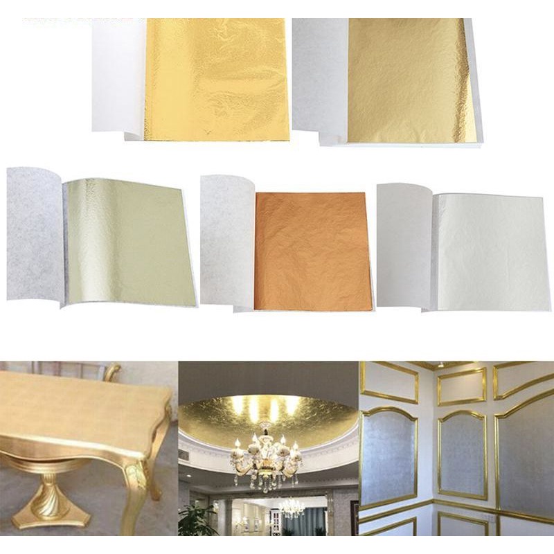 Foil motif emas Kerajinan tangan DIY Isian Resin - Gold Foil Leaf